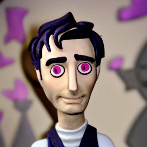 Image similar to david tennant claymation