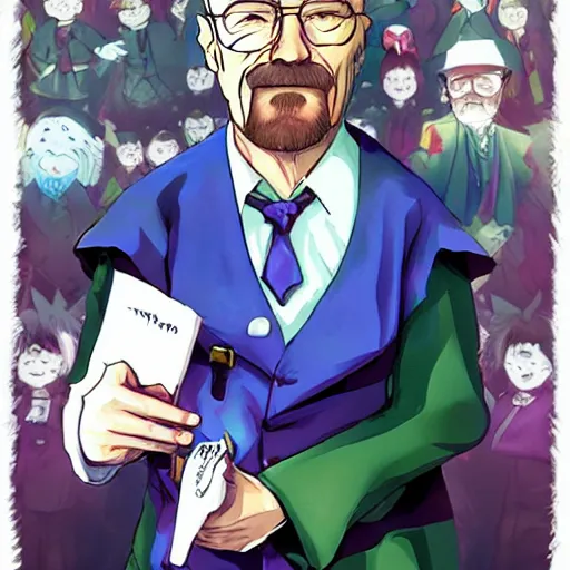 Image similar to walter white in touhou