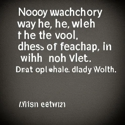 Prompt: nobody watches, nobody hears, nobody feels, the way is desolate, a hole in the front of me, so dark, it drips into it, drops black into the depth, does not rich the ground, endlessly into the void