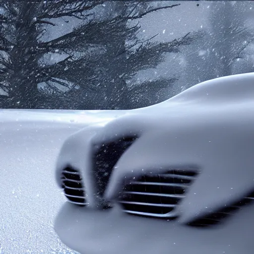 Prompt: car in snow, cinematic, high quality, intense detail, 8 k, ray tracing, vibrant