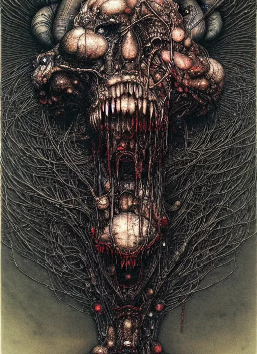 Prompt: a side view of spirit of Mickey mouse, highly detailed, art by Ayami Kojima, Beksinski, Giger