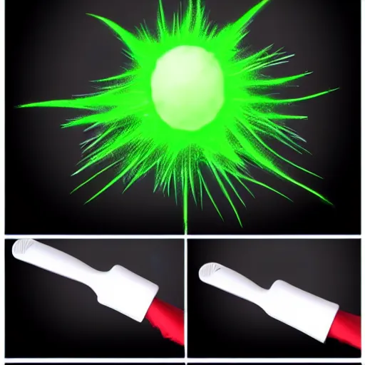 Image similar to demonic microfibre cloth with energy flowing from it. concept art. cleaning utensil.