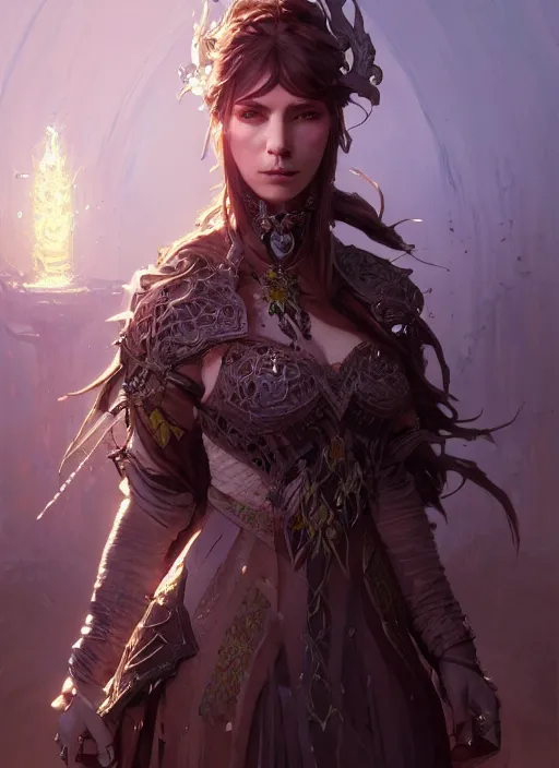 Image similar to highly detailed portrait of a human from the game'guild wars 2 ', stephen bliss, unreal engine, fantasy art by greg rutkowski, loish, rhads, ferdinand knab, makoto shinkai and lois van baarle, ilya kuvshinov, rossdraws, tom bagshaw, alphonse mucha, global illumination, radiant light, detailed and intricate environment