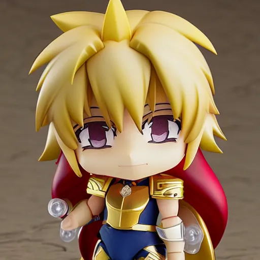 Image similar to miniature nendoroid of pegasus seiya