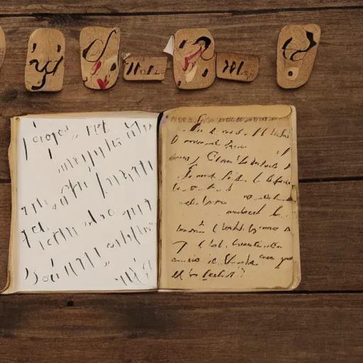 Image similar to story book letters