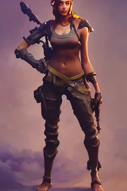 Image similar to full figure portrait of Loserfruit fortnite player, digital art from artstation by Ruan Jia and Mandy Jurgens and Artgerm and william-adolphe bouguereau