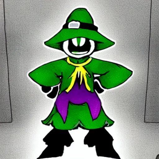 Prompt: colored canidid photograph of ralsei from deltarune in a store.