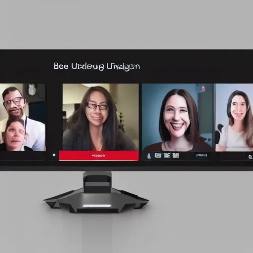 Image similar to bee university zoom group meeting internet conferencing group video chat, crimson - black color scheme, photorealistic, octane render, rtx, hdr, unreal engine, digital art widescreen 8 k