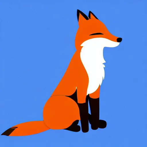 Prompt: professional emoji of a fox, high quality, HD, minimalist, 8K, famous