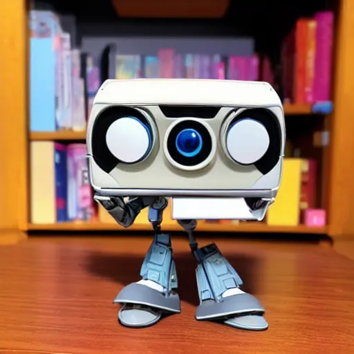 Image similar to Wall-E Funko Pop with package