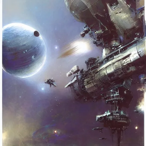 Image similar to space travel, by jeremy mann, peter elson.