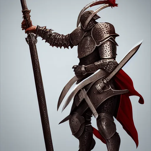 Image similar to portait of a dragon male knight holding sword, digital art, digital painting, masterpiece, elegant, hyper realistic, award winning, 8 k, behance, artstation, unreal engine 5, octane render, masterpiece, sharp focus, intricate, ornate