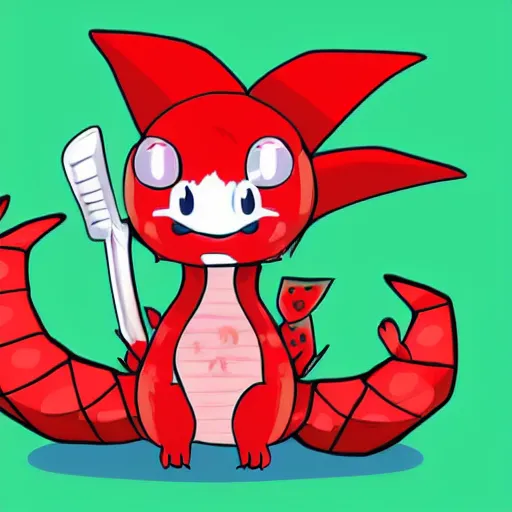 Prompt: the most cutest adorable happy picture of a dragon, tiny firespitter, kawaii, chibi style, Dra the Dragon, tiny red dragon, adorably cute, enhanched, stuffed dragon, deviant adoptable, digital art Emoji collection
