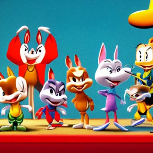 Image similar to tiny toons live action