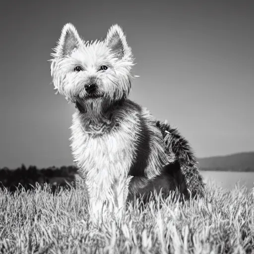 Prompt: ultra detailed photo of a dog with infrared fur