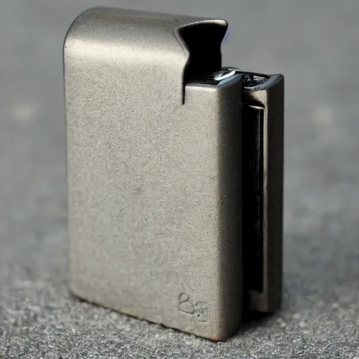 Prompt: brutalist lighter