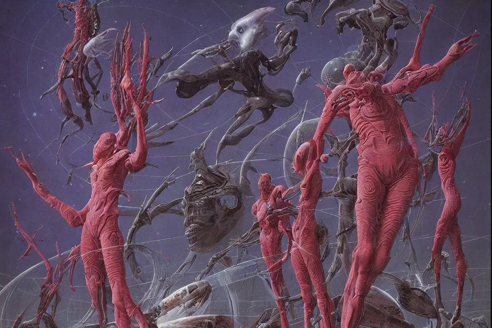 Image similar to universe, wayne barlowe.