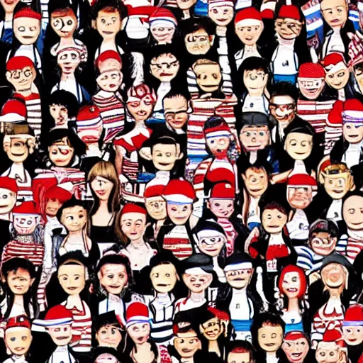 Image similar to where's waldo