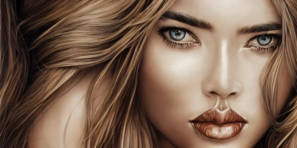 Image similar to hyperrealistic photography of a highly detailed and symmetrical gorgeous denise richards in the style of jin kagetsu, james jean and wlop, highly detailed, face symmetry, highly realistic hands, masterpiece, award - winning, sharp focus, intricate concept art, ambient lighting, 8 k, artstation