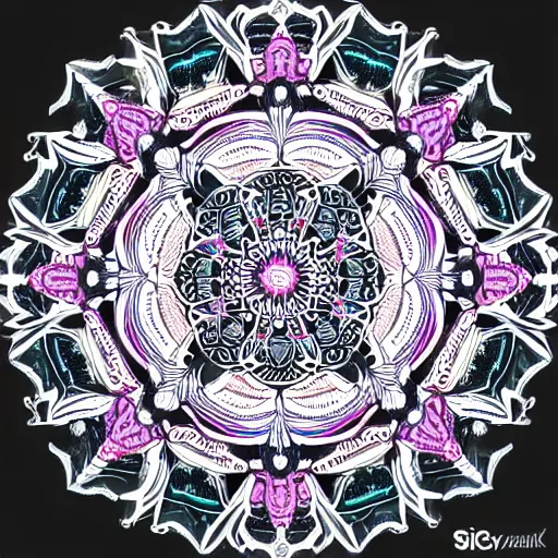 Prompt: highly detailed and intricately vector digital art illustration of a very beautiful and epic Mandala with very symmetrical features, soft pastel tones, hyperrealistic, Aetherpunk, intricate detail, cinematic, HDR digital painting, 8k resolution, enchanting, sense of awe, award winning picture, Hyperdetailed, Gsociety, trending on ArtstationHQ