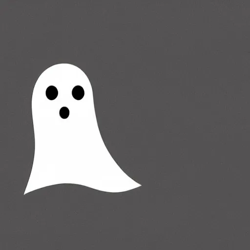 Image similar to a cute ghost, digital art, iconic icon, 2 d vector logo, cartoon, t - shirt design