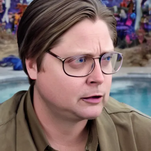 Image similar to tim heidecker decker secret agent close up action shot