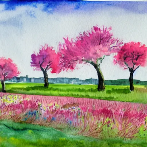 The Artful Field Journal: Painting Spring Landscapes with Watercolor, Part  1 Online Class — Treesong Nature Awareness and Retreat Center