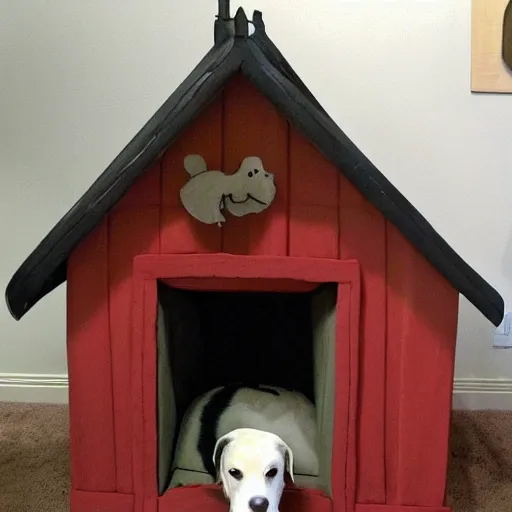 Prompt: dog house mansion for snoopy