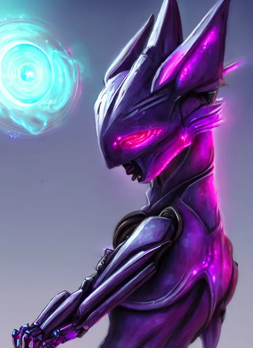 Image similar to cinematic goddess body shot, galactic sized beautiful stunning hot anthropomorphic robot mecha female dragon, sleek dragon head, metal ears, led purple eyes, smooth fuschia skin, nebula size, smooth silver armor, in space, epic proportions, macro epic size, epic scale, furry art, dragon art, giantess art, warframe fanart, furaffinity, octane