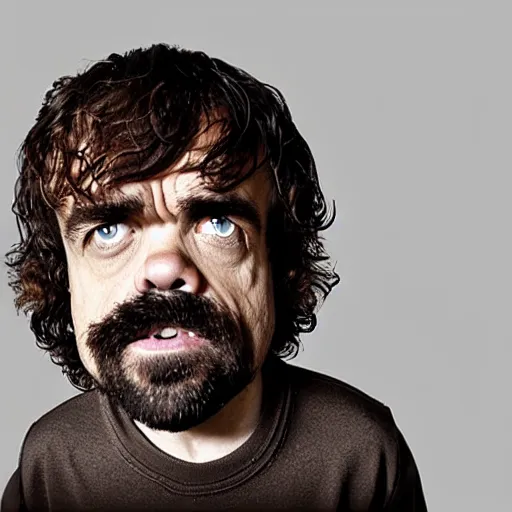 Prompt: “ headshot of peter dinklage as mario from super mario bros. ”