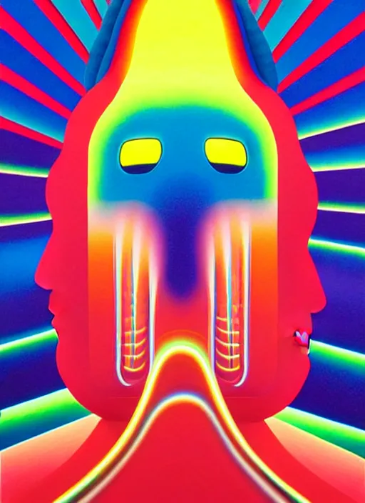 Image similar to head explosion by shusei nagaoka, kaws, david rudnick, airbrush on canvas, pastell colours, cell shaded!!!, 8 k