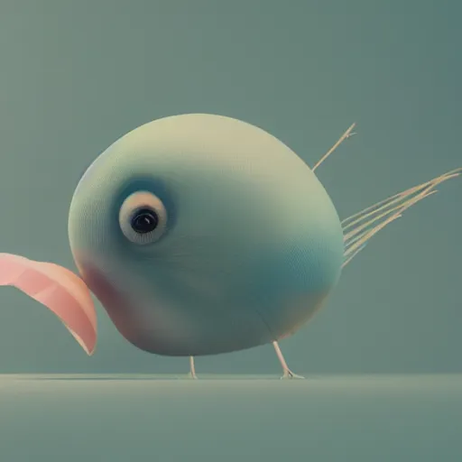 Image similar to a snailbird, a snailbird is a personified happy snail mixed with a bird, has wings, has snail shell, octane render, uhd, by beeple, james jean and petra collins,