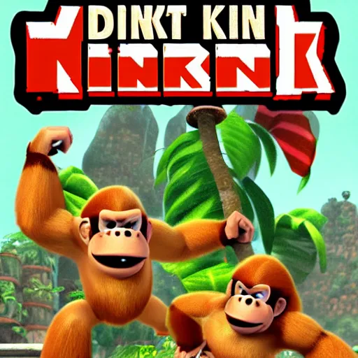 Image similar to donkey kong cover art