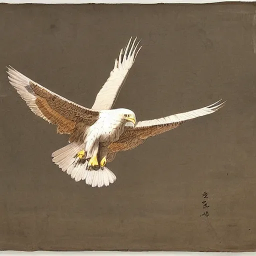 Image similar to eagle without wings by liu weifei, john currin