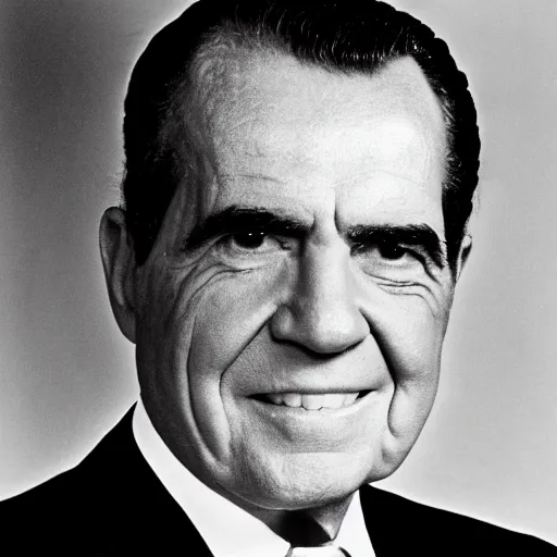 Prompt: Former President Richard Nixon
