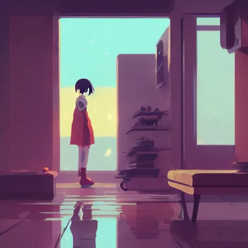 Prompt: drawn by atey ghailan and makoto shinkai, detailed, digital art by james gilleard, genshin impact