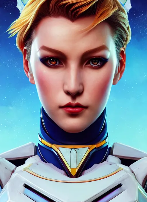 Image similar to symmetry!! portrait of sailor uranus! alien in the style of horizon zero dawn, machine face, intricate, elegant, highly detailed, digital painting, artstation, concept art, smooth, sharp focus, illustration, art by artgerm and greg rutkowski and alphonse mucha, 8 k