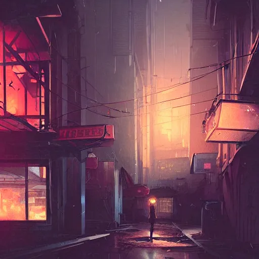 Image similar to credible national security threat handing the viewer an envelope, detailed digital illustration by greg rutkowski, cyberpunk back alley, nighttime