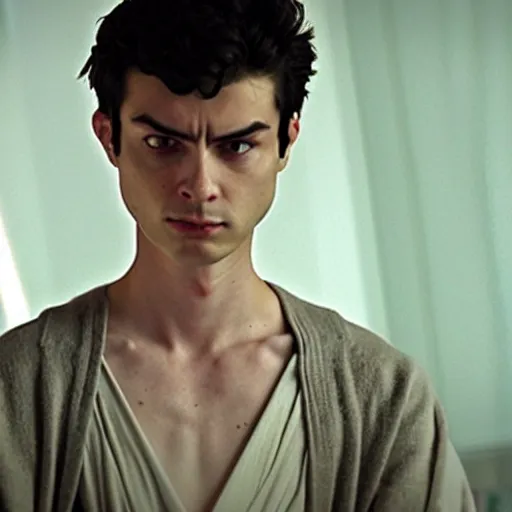 Image similar to angry, pissed off, elliot rodger as anakin skywalker in star wars episode 3, 8k resolution, full HD, cinematic lighting, award winning, anatomically correct