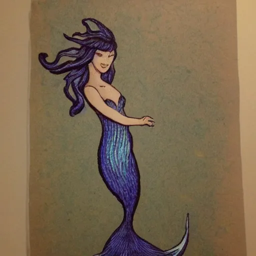 Image similar to woah it's a mermaid