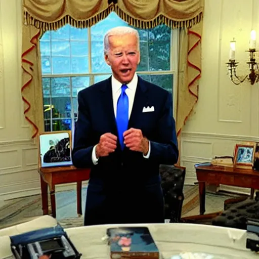 Prompt: Joe Biden in N64 game