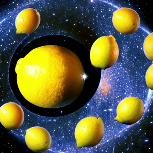 Image similar to planet lemon, photo by hubble telescope