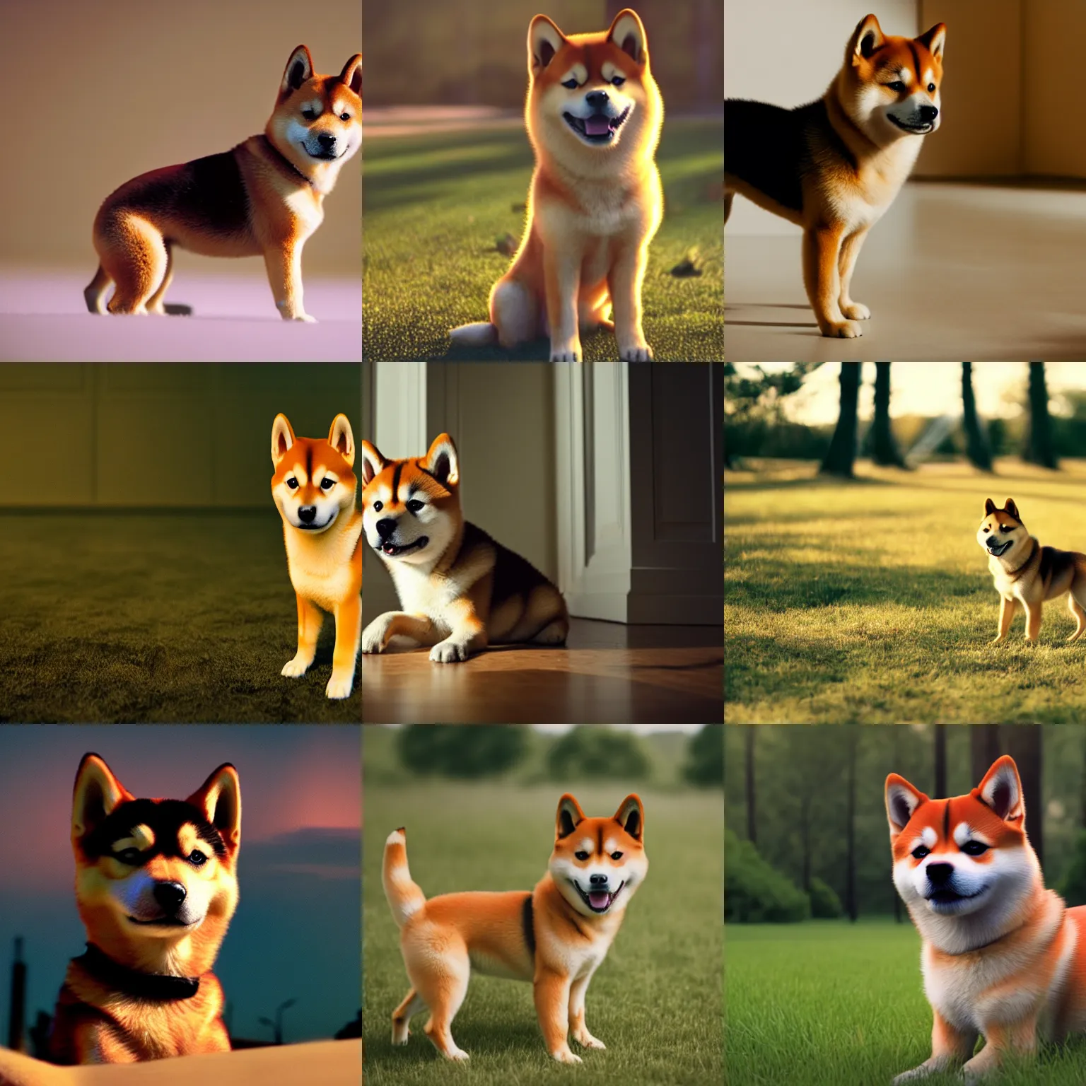 movie still frame of a young shiba inu, beautiful | Stable Diffusion ...