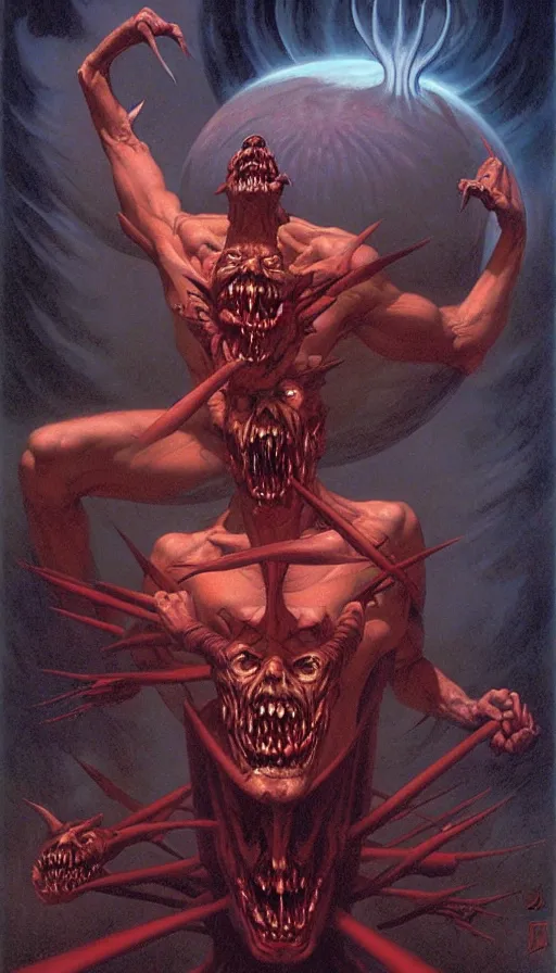 Image similar to rage, by gerald brom,