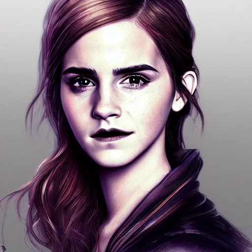 Prompt: Highly detailed portrait of Emma Watson as Blackpink. Medium shot, trend on artstation, WLOP, 4k, James Jean, Rossdraws, Yoshitaka Amano, digital art