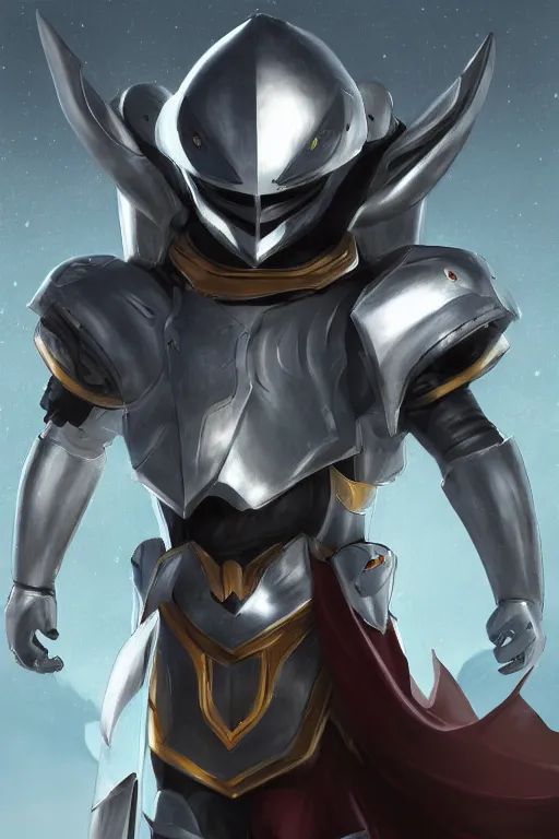 Image similar to helmet armor guardian destiny in witch queen illumination ray tracing hdr fanart arstation by sung choi robot ninja mask and eric pfeiffer and gabriel garza and casper konefal