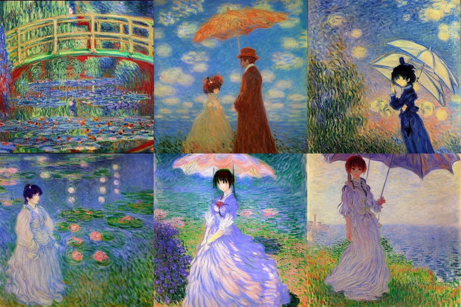 Prompt: anime by claude monet