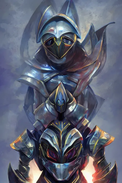 Image similar to helmet armor guardian destiny in witch queen illumination ray tracing hdr fanart arstation by sung choi robot ninja mask and eric pfeiffer and gabriel garza and casper konefal