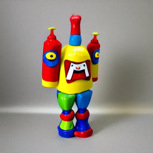 Image similar to 1 9 6 0 s weirdo cartoon sculpture toy on display