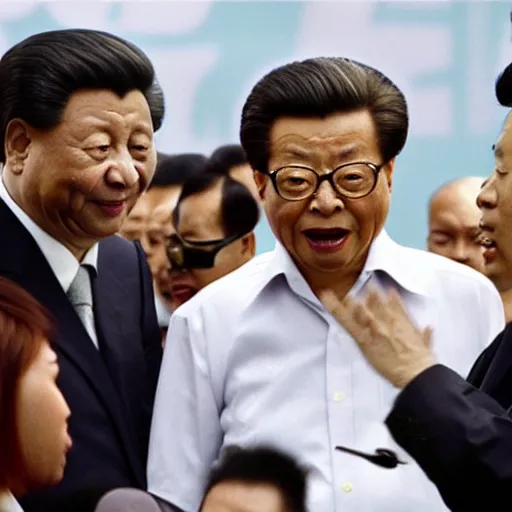 Image similar to china leader jiang zemin freak out